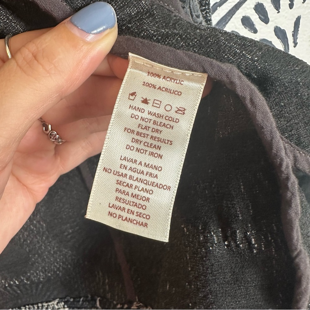 Mystree Bohemian Open Front Cardigan With Pockets FLAW - Picture 9 of 13